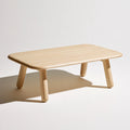 Table basse en bois, coloris brun naturel